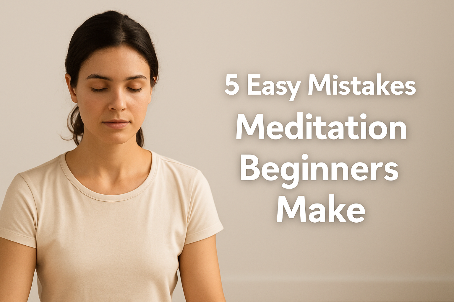 5 Common Meditation Mistakes Beginners Make — And How to Fix Them